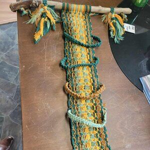 Homemade Hangs on Wall Holds 4 Baseball Caps